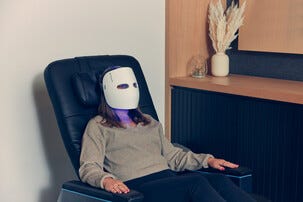 LED Mask ansikte infraröd mask, Therabody TheraFace 