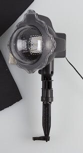 LED-projektor med snöeffekt