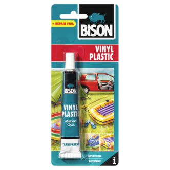 Bison Vinyl Plastic, lim vinyl och PVC, transparent, 25 ml