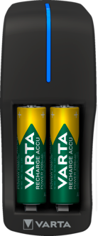 VARTA Mini Charger batterilader med 2 stk. HR6-batterier