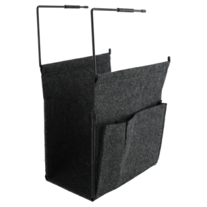 Hängande skrivbordsförvaring filt grå