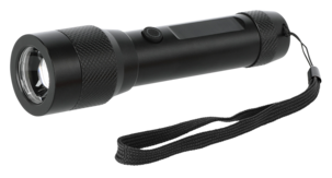 Ficklampa LED 200 lumen, svart