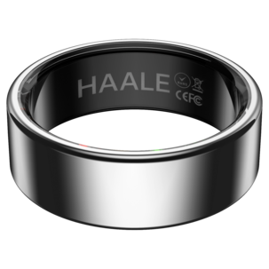 Haale 2 smartring, vanntett, sølv