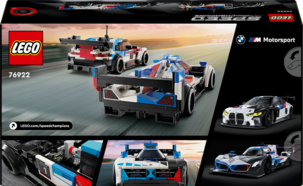 LEGO Speed Champions BMW M4 GT3 & BMW M Hybrid V8 76922, 9+