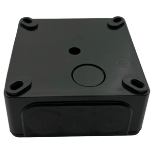 Ed-Wa kopplingsdosa utomhus, utanpåliggande, svart, IP54