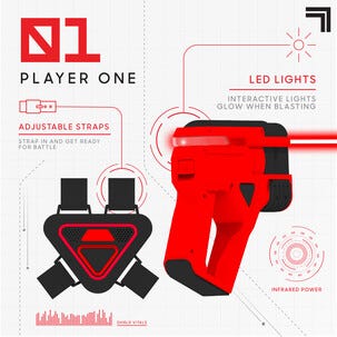 Sharper Image lasertag for 2 spillere, infrarød, fra 8 år