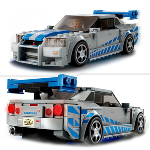 LEGO Speed Champions 2 Fast 2 Furious Nissan Skyline GT-R (R34) 76917, yli 9-vuotiaille