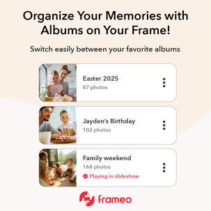 Exibel digital fotoram 15,6 tum med LED