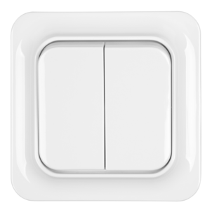 Strömbrytare dubbeltrapp Schneider Trend