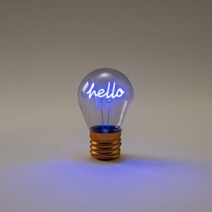 Laddningsbar bordslampa med lysande motiv, Northlight, 11 cm