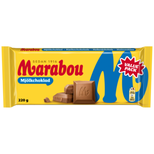 Marabou Mjölkchoklad, 220 g