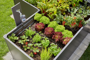 Gardena startpakke for pallekarm med vanningscomputer