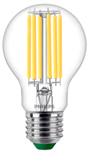 Kallvit LED-lampa E27 A60 5,2 W, Philips Ultra Efficient