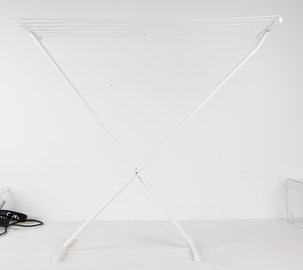 Hopfällbar golvtorkställning, vit