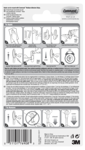 Command selvheftende kroker design, 2-pakning