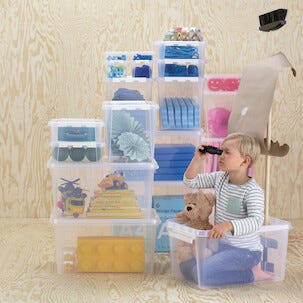 SmartStore Home förvaringslåda med lock