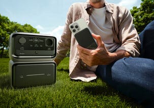 EcoFlow River 3 Max Plus Wireless powerstation, 858 Wh, Qi2