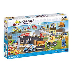 Cobi byggeklosser, byggeplass 