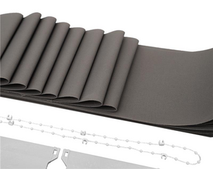 Persiennelameller til vindu, 8,9 x 250 cm, 8-pakning