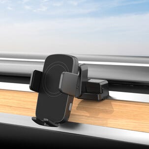 Mobilhållare för Tesla model Y och 3, trådlös Qi-laddning