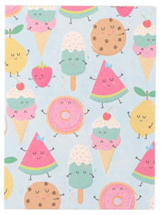 Grattiskort dubbelt med blank insida, 11 x 8 cm