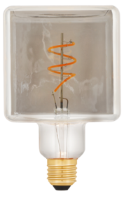 Rökfärgad lampa E27 dimbar LED Smokey, extra varmvit