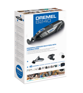 Dremel 8240-3/45 batteridrivet multiverktyg 12 V, 45 delar