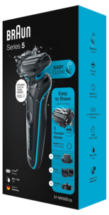 Braun Series 5 51-M4500cs Partakone Wet & Dry, sininen