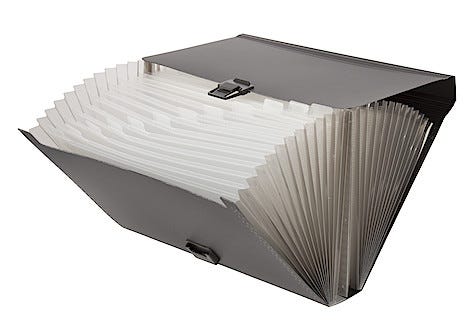 Hemarkiv med 26 fack