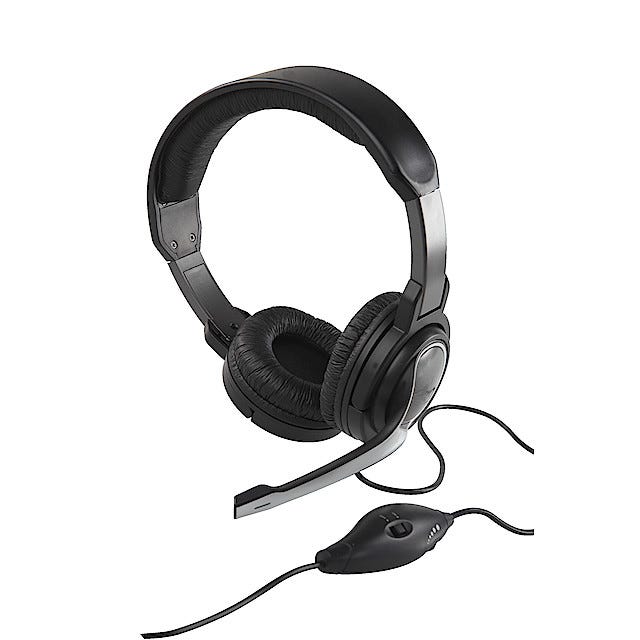 Headset | Clas Ohlson Headset med mikrofon | Clas Ohlson