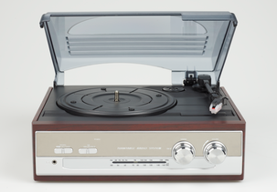 Platespiller med radio