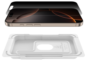 Belkin InvisiGlass Privacy skjermbeskytter for iPhone 17 / 16 Pro