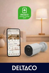 Deltaco SH-IPC17 overvåkningskamera utendørs wifi FullHD