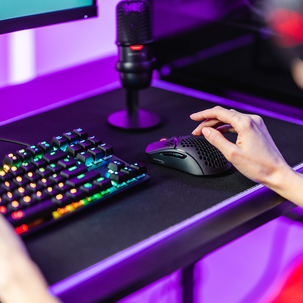 HyperX SoloCast USB-mikrofon med bordsstativ