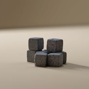 Whiskeystenar, iskuber av lavasten, 8-pack