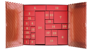 Tom adventskalender att fylla själv