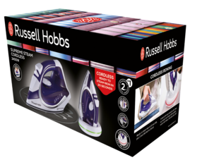 Sladdlöst strykjärn Russell Hobbs Supreme Steam Cordless 23300