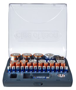 Batteriboks med batteritester