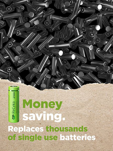 Oppladbare batterier AAA / HR3, 950 mAh GP ReCyko, 4-pakning