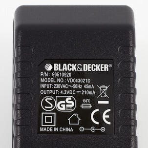 Lader Black&Decker 4,3 V
