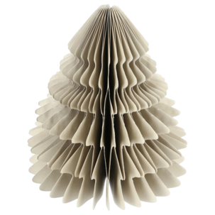 Juletre i papir, brettet med magnet, 15 cm
