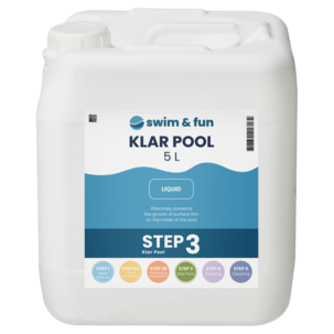 Swim & Fun KlarPool poolrengöring mot beläggning, 5 liter