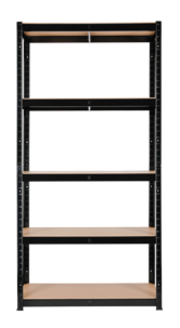 Hylla metall för garage eller förråd, 5 hyllplan