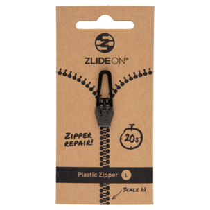 Zlideon Plastic Zipper L glidelåsglider, plast