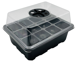 Minikasvihuone sisälle muovia, 14 x 11 x 18,5 cm