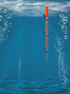 Självuppblåsande nyckelring Proaqua