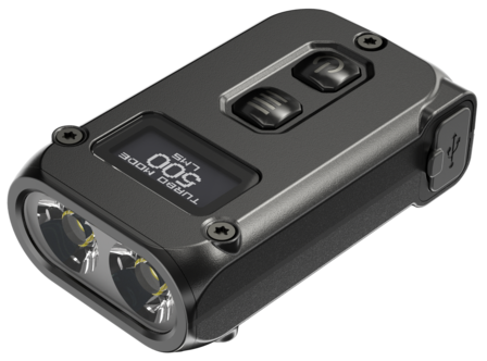 Nitecore ficklampa LED, laddningsbar USB-C, 500 lm
