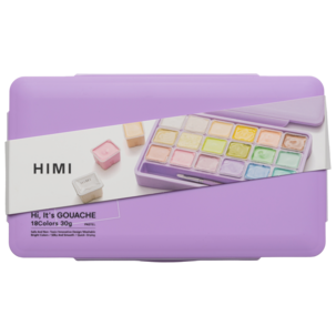 HIMI Jelly Cup Guassivärit pastellisävyt, 18 kpl