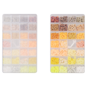 Perler til armbånd og halskjede, 2500 stk, fra 6 år