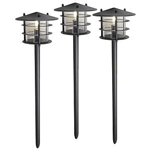 Trädgårdsbelysning Poppy LED 3-pack